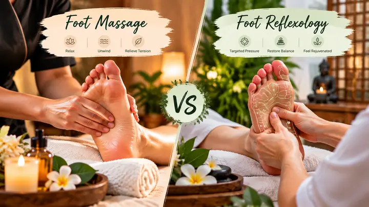 foot massage vs foot reflexology